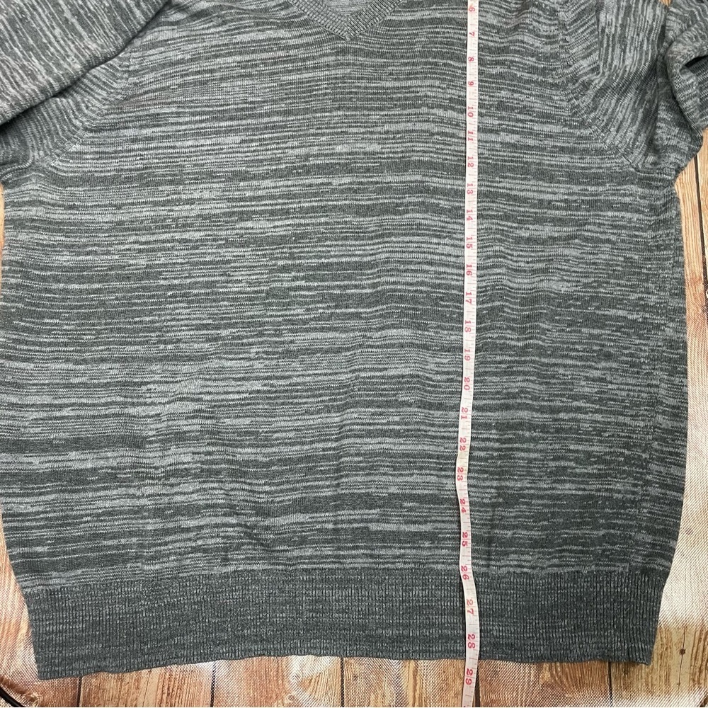 Perry Ellis Men's Knit Casual V-Neck Sweater Gray size XXL - Picture 8 of 10